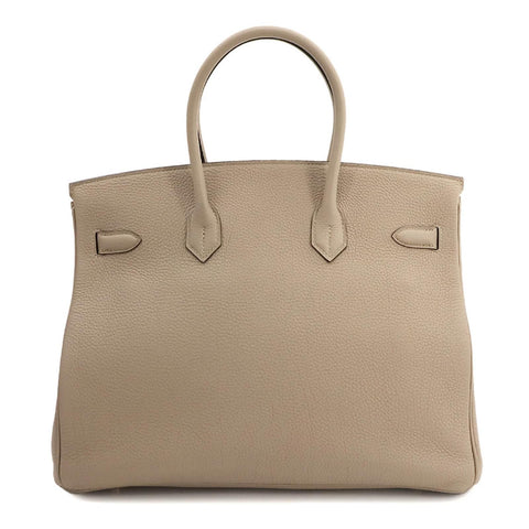 Hermès Birkin 35 Handbag in Gris Tourterelle Khaki - BEAUTY BAR