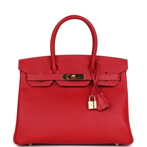 Hermès Birkin Red Leather Gold Hardware - BEAUTY BAR