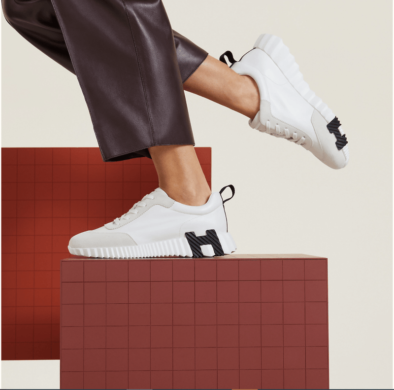 Hermès Bouncing Blanc Sneaker 6