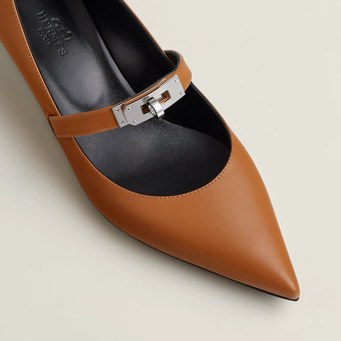 Hermès Bouncing Kiara Beige 40mm Pump - BEAUTY BAR