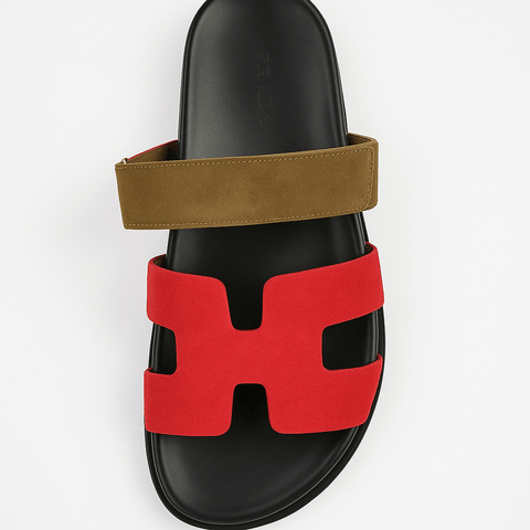 Hermès Chypre Rouge Cinétique Sandal - BEAUTY BAR