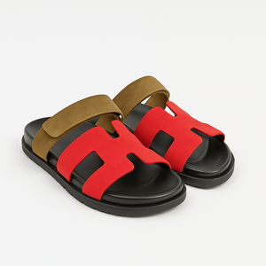 Hermès Chypre Rouge Cinétique Sandal