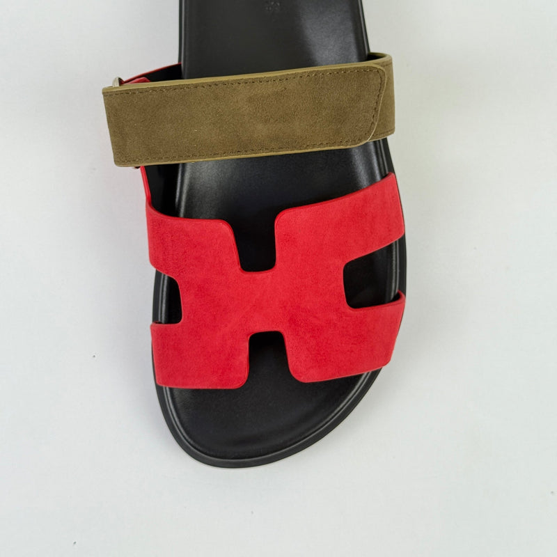 Hermès Chypre Rouge Cinétique Sandal 8