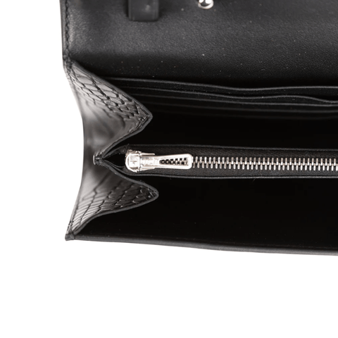 Hermès Constance Wallet To Go Black Matte Alligator Palladium Hardware - BEAUTY BAR