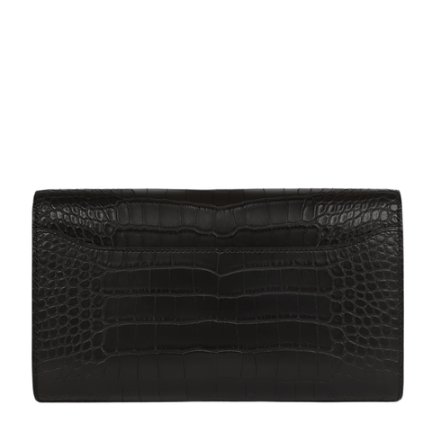 Hermès Constance Wallet To Go Black Matte Alligator Palladium Hardware - BEAUTY BAR