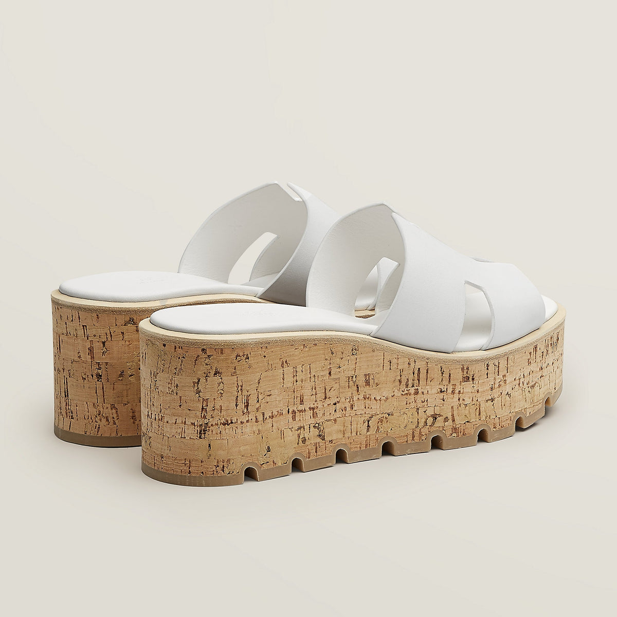 Hermès Eze 30 Sandal Blanc 5