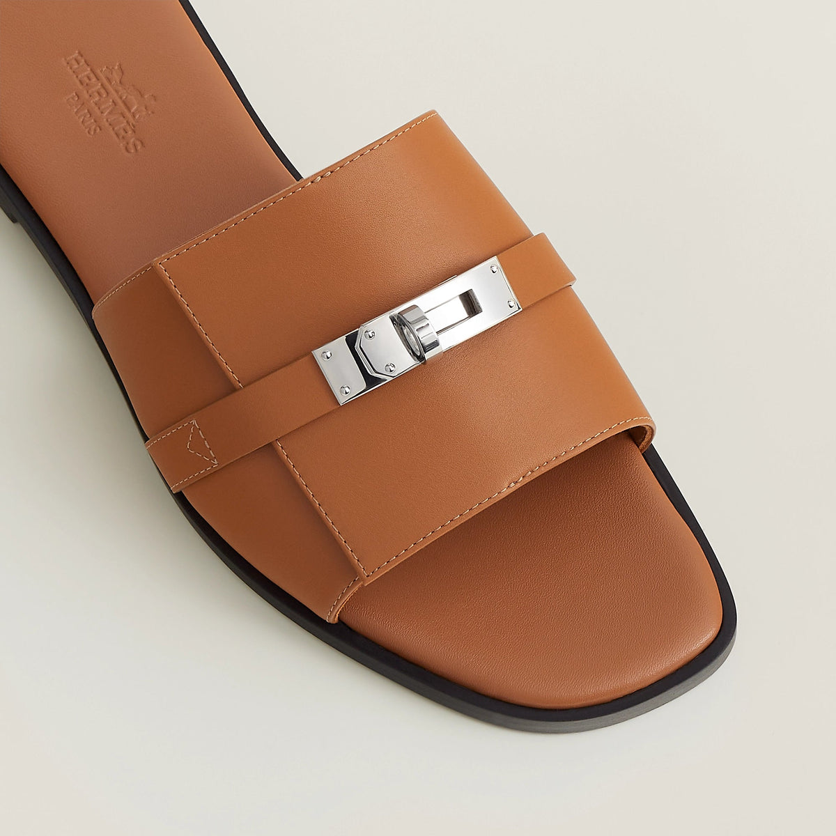 Hermès Giulia Sandal Naturel 3