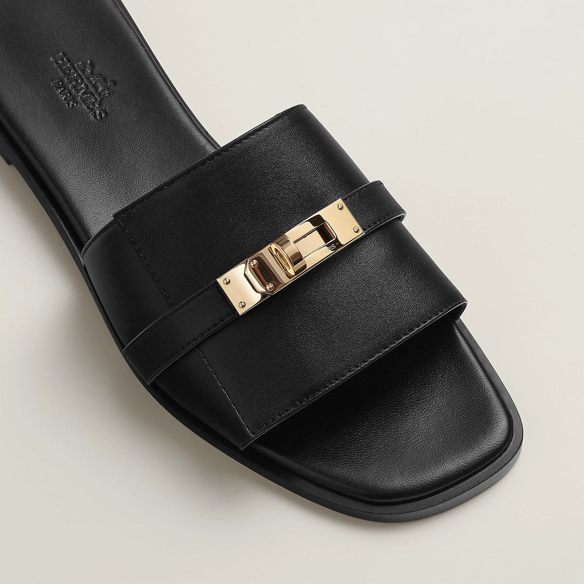 Hermès Giulia Sandal Noir 3