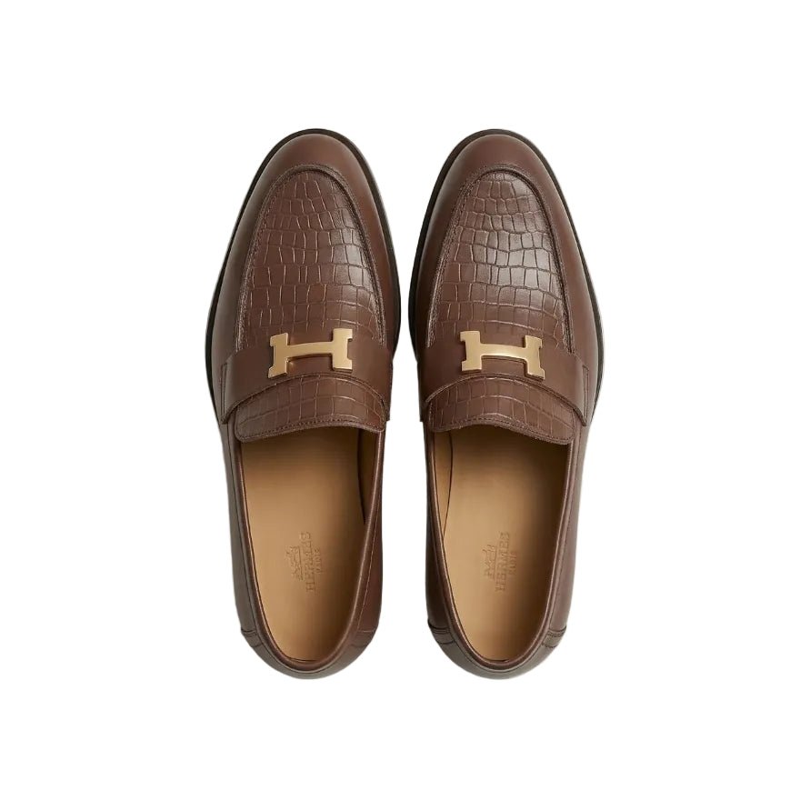 Hermes Honore Loafer Marron Praline 2