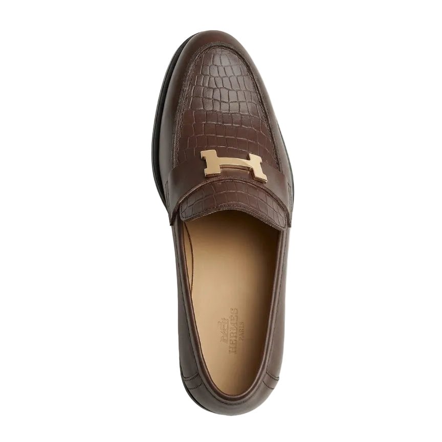 Hermes Honore Loafer Marron Praline 4
