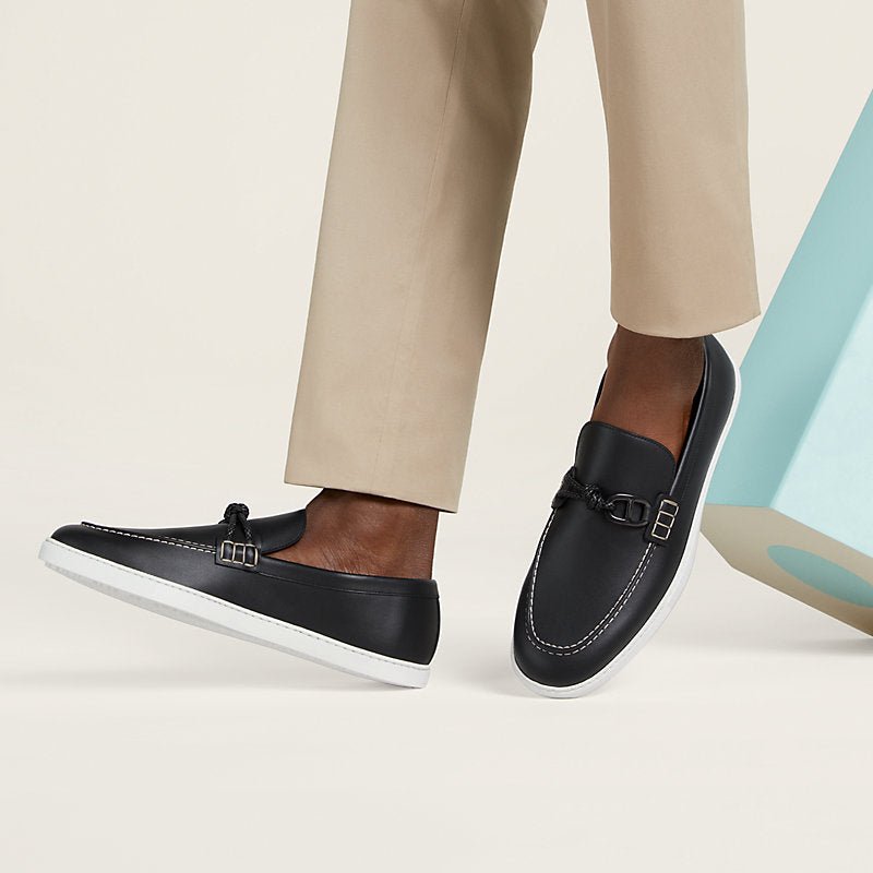 Hermès Ignacio Black Loafers 3