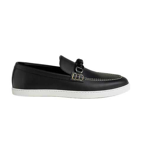 Hermès Ignacio Black Loafer For Men - BEAUTY BAR