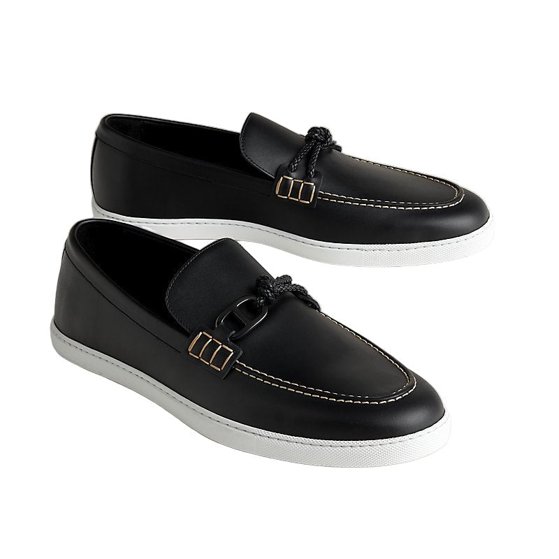 Hermès Ignacio Black Loafers 2