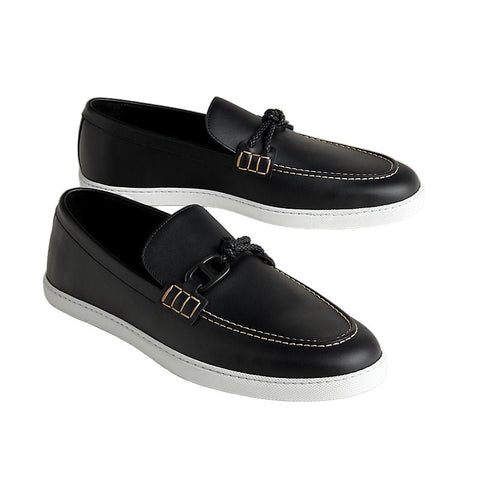 Hermès Ignacio Black Loafer For Men - BEAUTY BAR