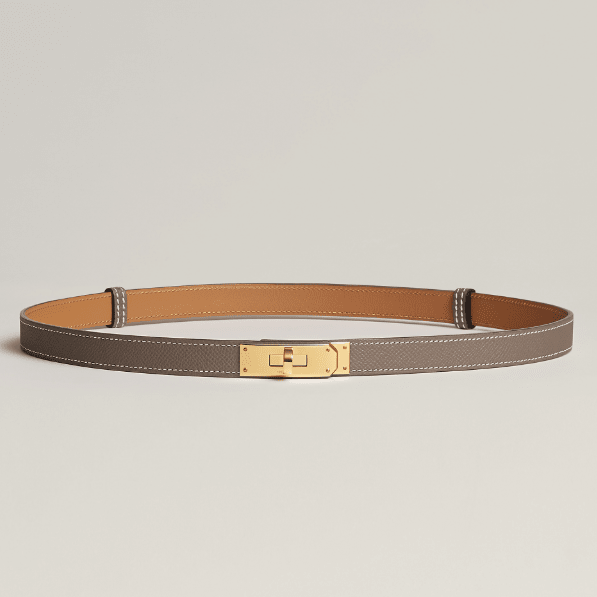 Hermes Kelly 18 Étoupe Belt 1