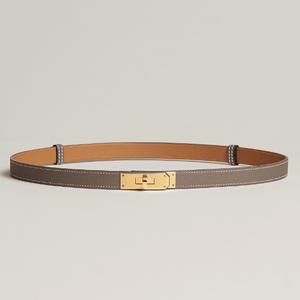 Hermes Kelly 18 Étoupe Belt