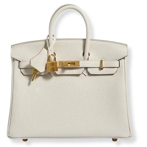 Hermès Kelly 35 cm Handbag in White Swift Leather - BEAUTY BAR