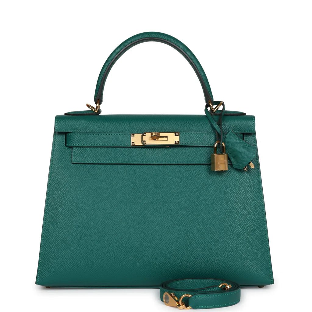 Hermès Kelly Sellier 20 Vert Jade Epsom Gold Hardware 1