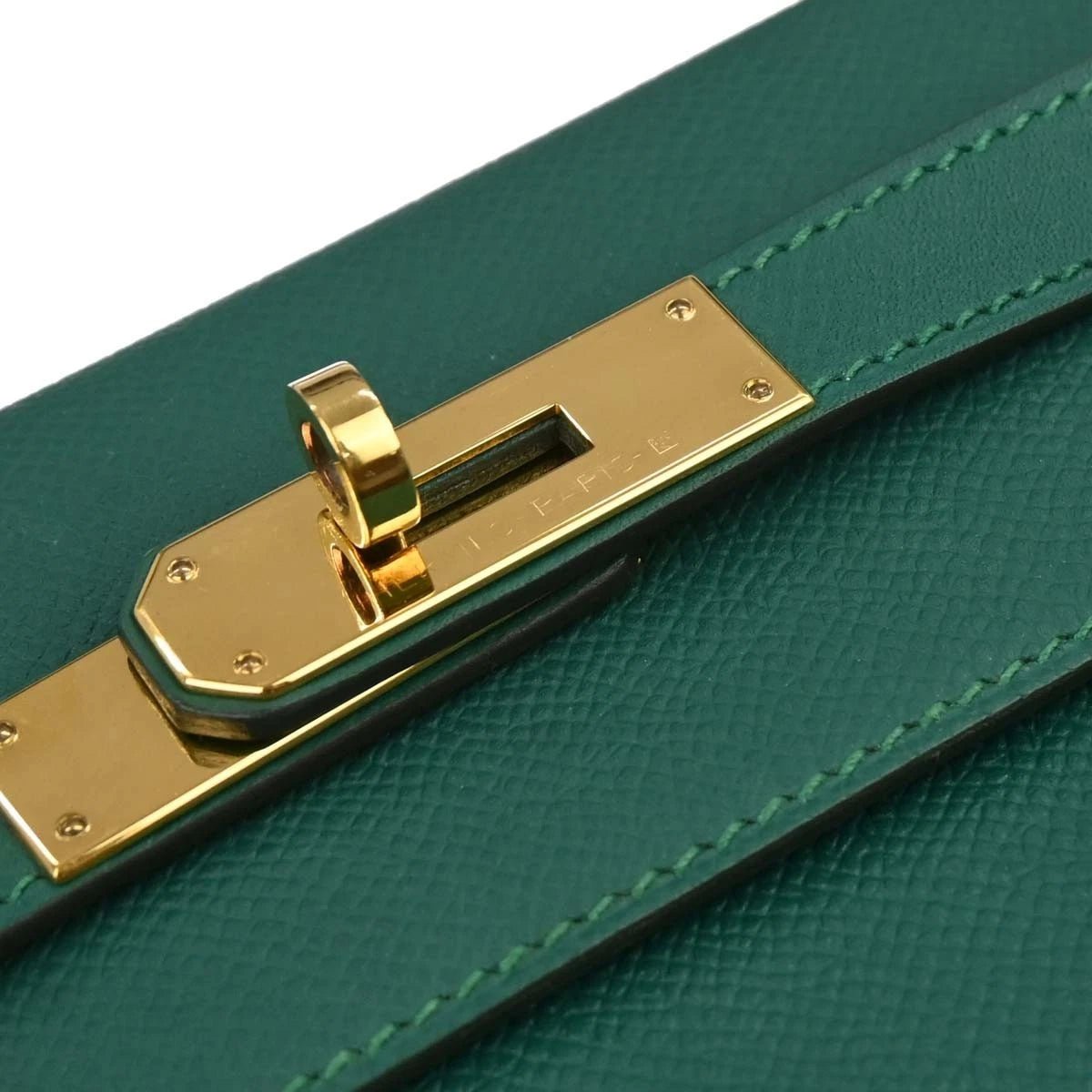 Hermès Kelly Sellier 20 Vert Jade Epsom Gold Hardware 3