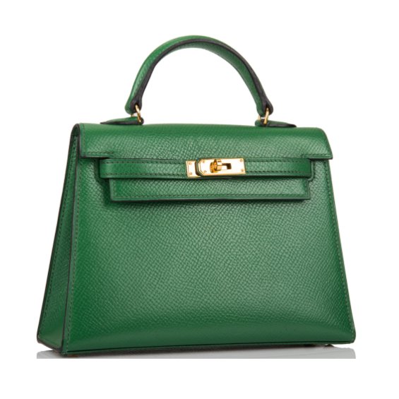Hermès Kelly Mini Shoulder Green Bag 5