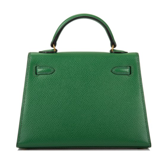 Hermès Kelly Mini Shoulder Green Bag 2
