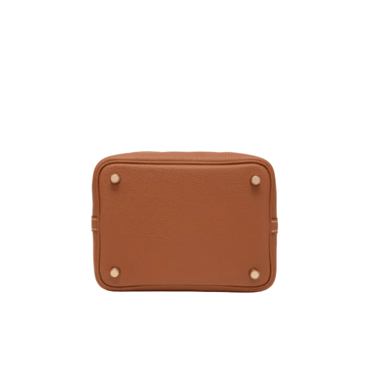 Hermès Leather Bucket Bag – Brown 3