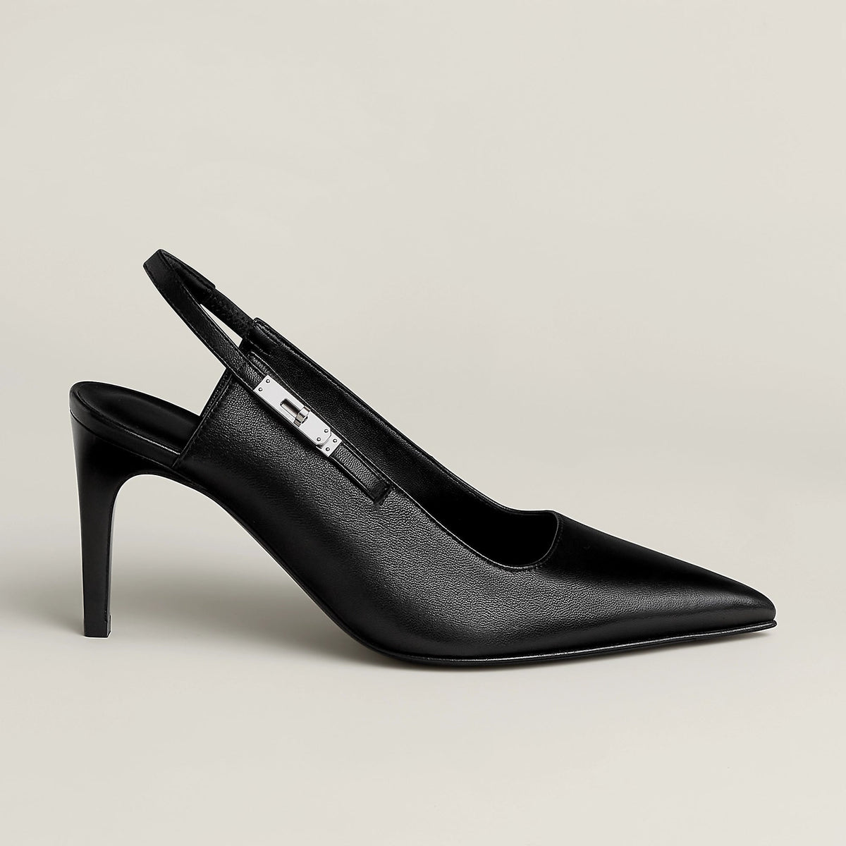 Hermès Lover 80 Pump Black Heels 1