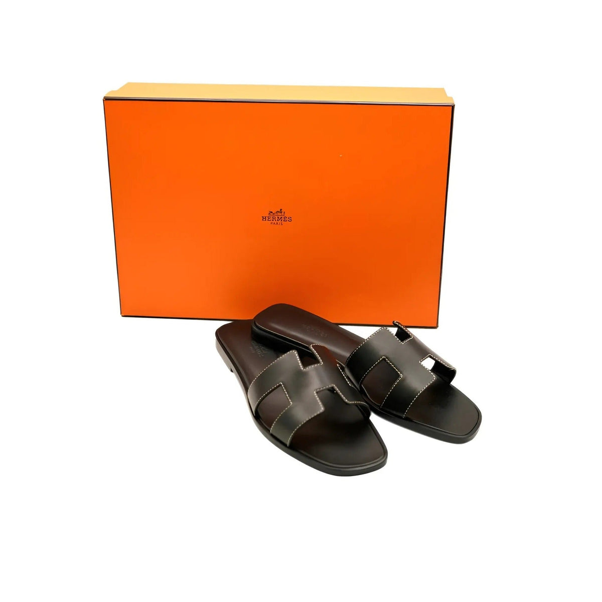 Hermès Oran Sandal Black 5