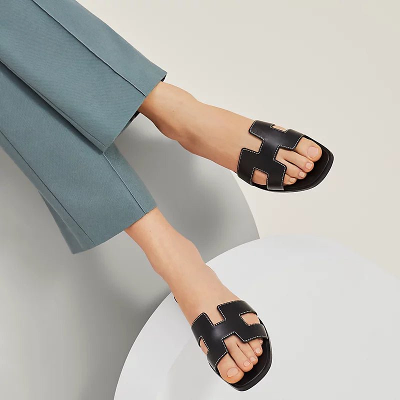 Hermès Oran Sandal Black 2