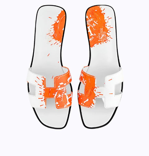 Hermes Orange Sandal “Fresh Paint” - BEAUTY BAR