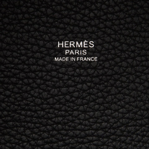 Hermes Picotin Lock MM Shoulder Bag In Black Clemence Leather - BEAUTY BAR