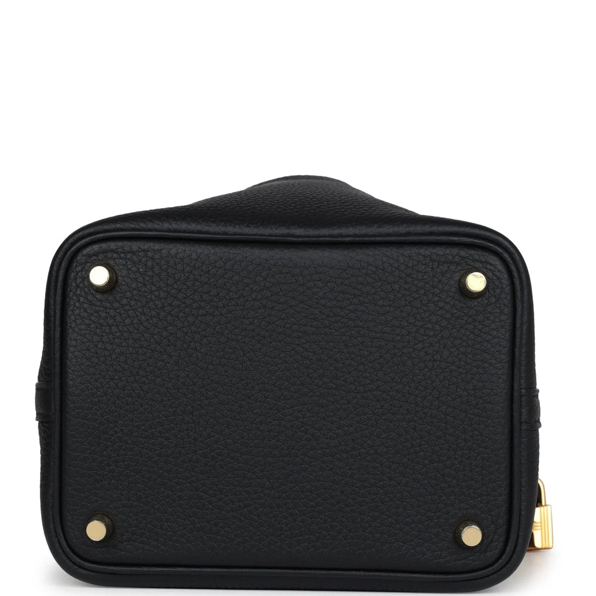 Hermès Picotin MM Shoulder In Black Clemence Leather Bag 6