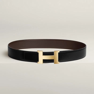 Hermès Reversible Belt With Gold Buckle