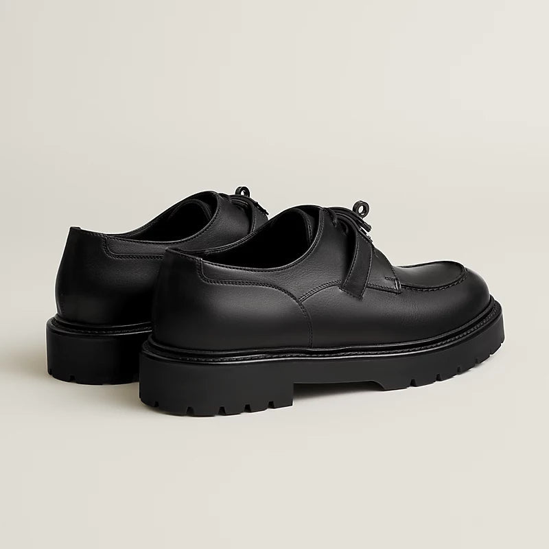 Hermès Singapore Loyal Derby Shoe - Black 4