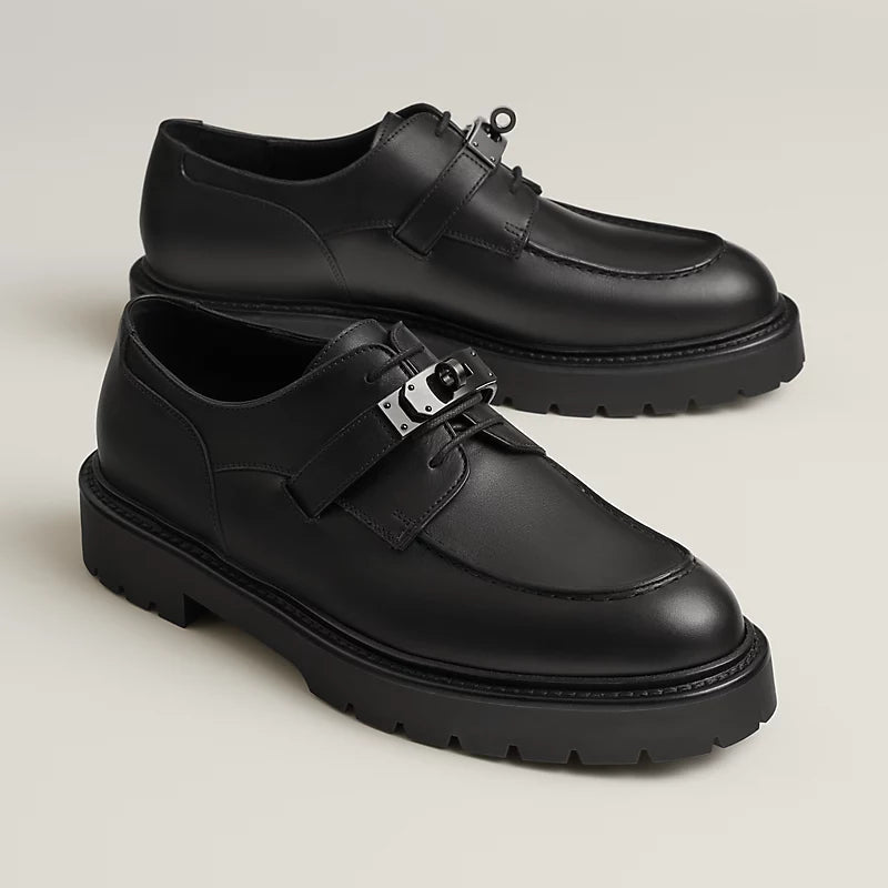 Hermès Singapore Loyal Derby Shoe - Black 1