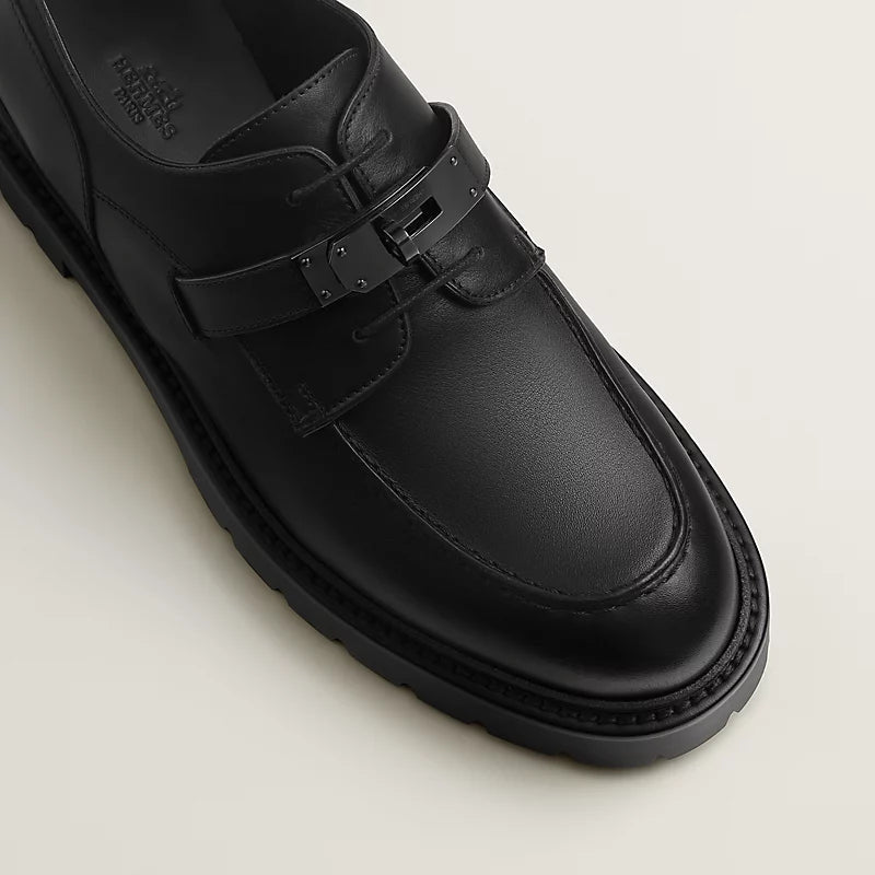 Hermès Singapore Loyal Derby Shoe - Black 3