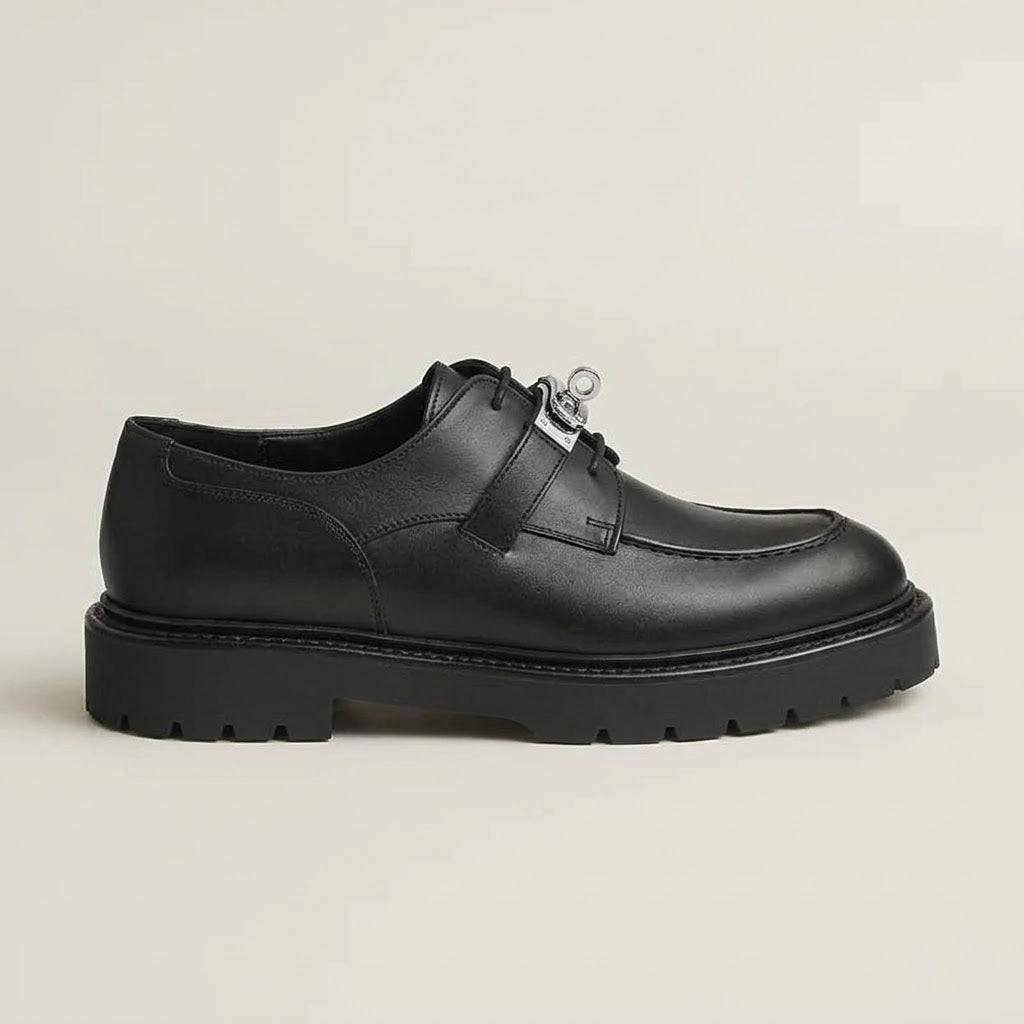 Hermès Singapore Loyal Derby Shoe - Black 2