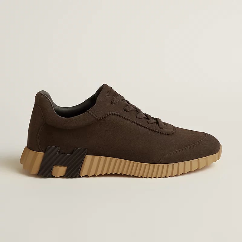 Hermès Sneaker Suede Light Sole With Contrasting 5