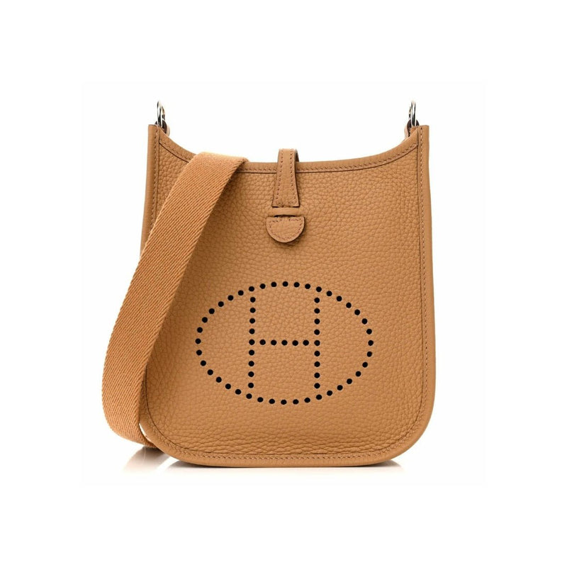 Hermès Taurillon Clemence Evelyne TPM Biscuit