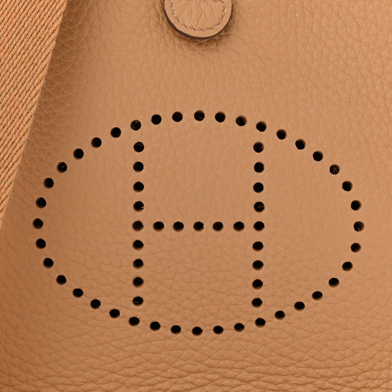 Hermès Taurillon Clemence Evelyne TPM Biscuit 3