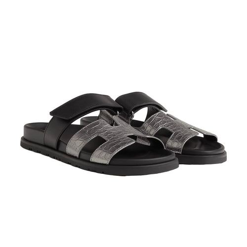 Hermès Techno-Sandal In Anatomical Rubber Sole And Adjustable Strap