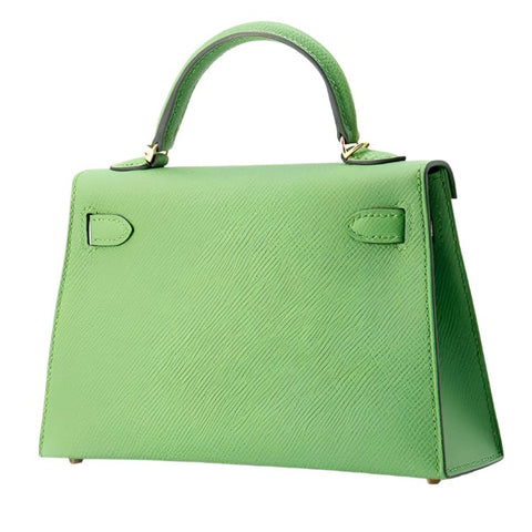 Hermès Vert Yucca Epsom Mini Kelly Do Bag - BEAUTY BAR