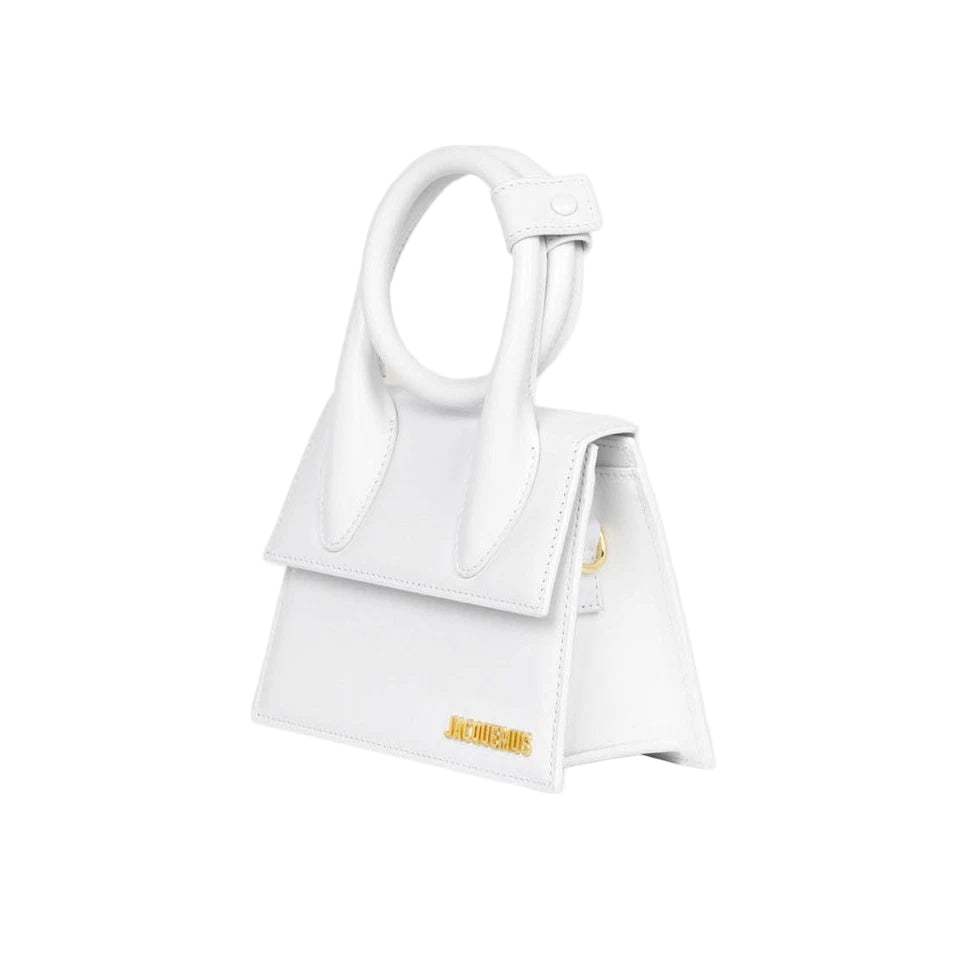 Jacquemus Le Chiquito Noeud Mini Bag | White 4