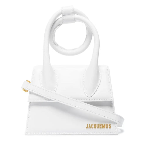 Jacquemus Le Chiquito Noeud Mini Bag | White - BEAUTY BAR
