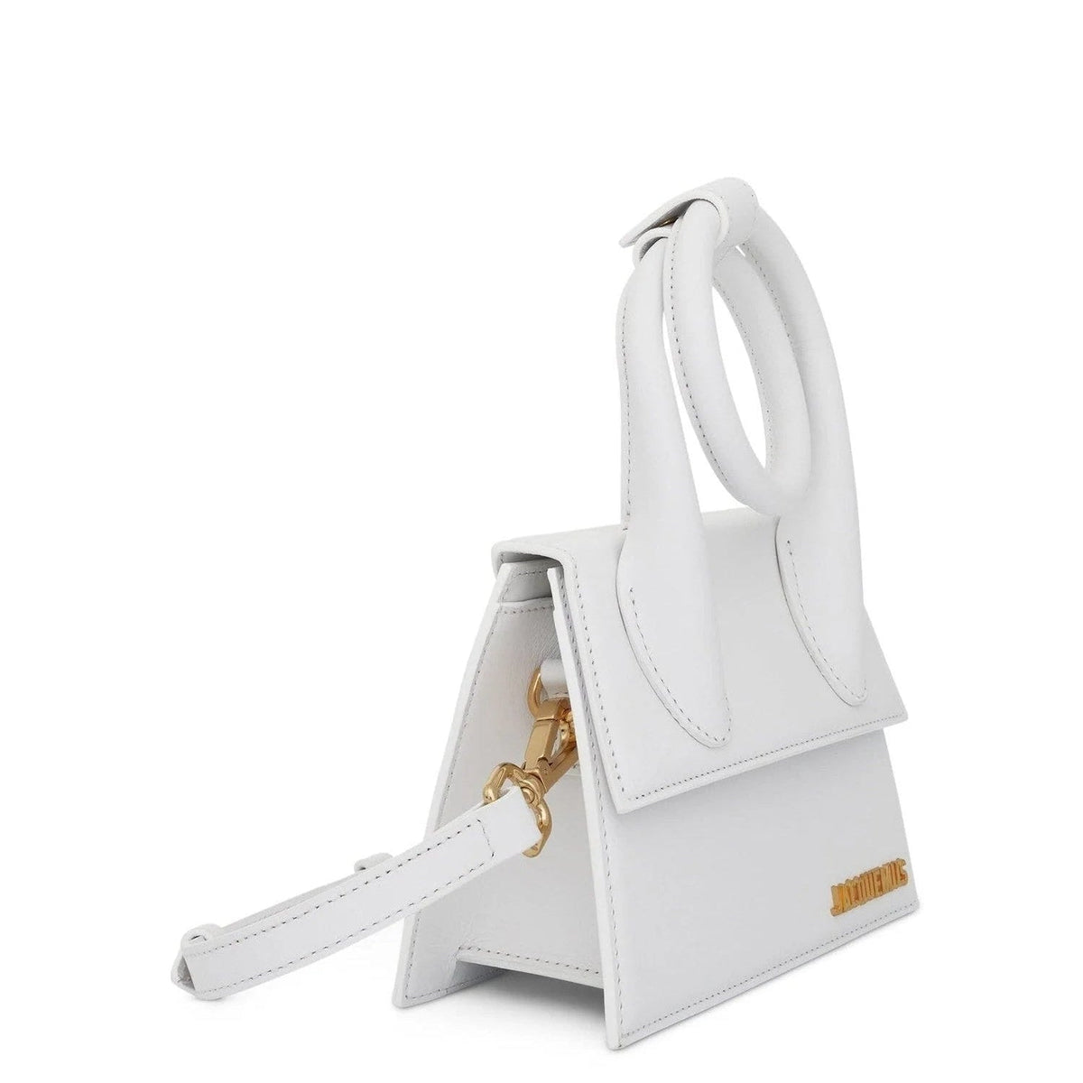 Jacquemus Le Chiquito Noeud Mini Bag | White 3