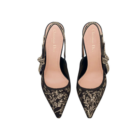 J'Adior Classic Open Back Lace - Up Pumps - BEAUTY BAR