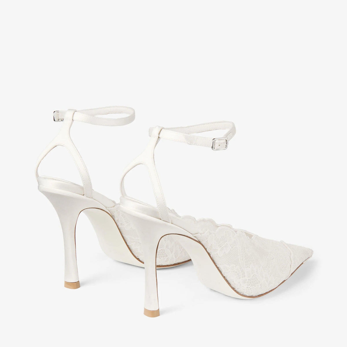 Jimmy Choo Lace Pumps Ivory 2