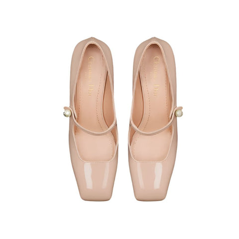 Jolie Dior Pump Nude Patent Leather - BEAUTY BAR