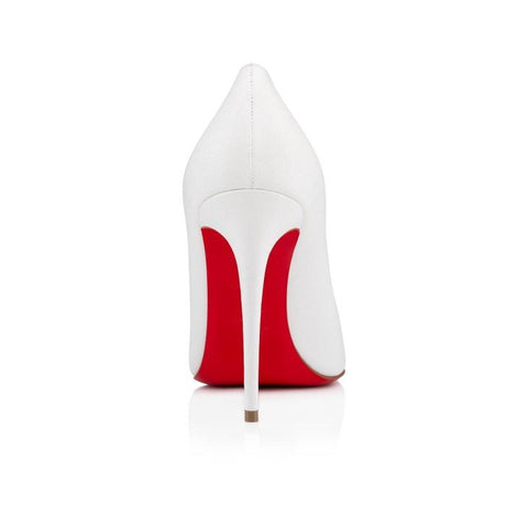 Kate 100 mm Pumps - Lamb Nappa Leather - Bianco - Women - BEAUTY BAR
