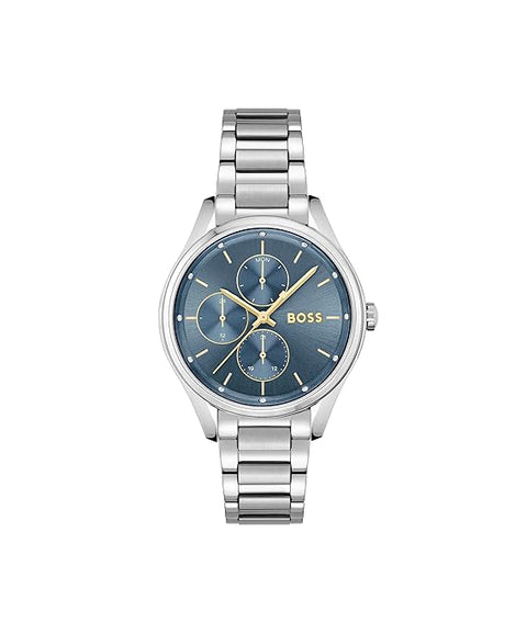 Ladies' Hugo Boss 30, Grand Course Chronograph Watch With Blue Dial - BEAUTY BAR